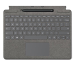 Microsoft Surface Pro Signature Keyboard - Tastiera - con touchpad, accelerometro, Porta Surface Slim Pen 2 e supporto di ricarica - QWERTY - italiana - platino - commerciale - per Surface Pro 8